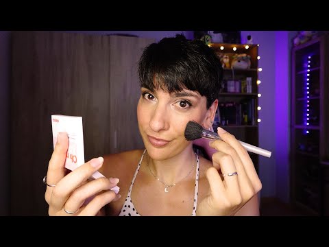ASMR Español - GRWM - Me maquillo con MOUTH SOUNDS y SUSURROS