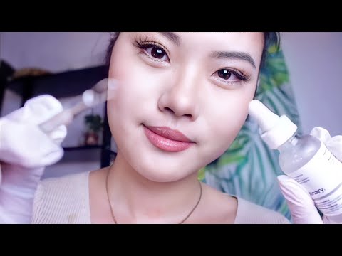 ASMR ~ Treating Your Acne | Esthetician RP | Close-up Facial Treatment