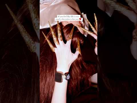 If this video shows on your FYP then you really need it 🥰 #asmrsounds #asmrrelaxingsounds #hairplay