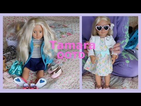 ASMR Changing Outfit On Tamara ♡ Our Generation Doll | Plastic Crinkle & Fabric Sounds (No Talking)