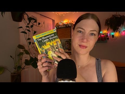 ASMR NEW Reading You To Sleep | Nancy Drew, Soft Whispers & Page Turning CH 17 & 18