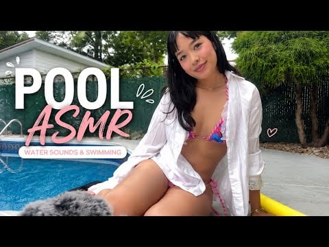Relaxing Pool ASMR 🌊 Water Sounds, Swimming & Ambience