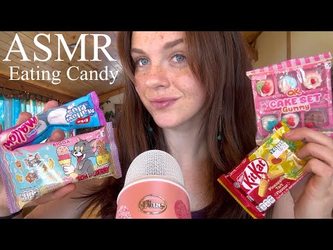 ASMR Eating CANDY from THAILAND 🇹🇭