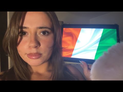 ASMR Teaching You Irish Slang ( How To Speak Like A Dubliner ) 🇮🇪 ☘️ 