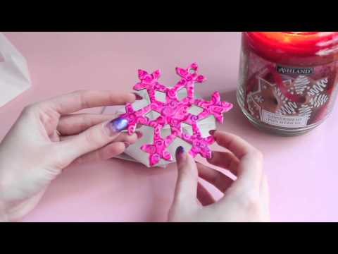 Tiny Pink Snowflakes (ASMR whispers and paper crinkles)