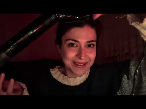 Türkçe Asmr ~ Saçına maşa yapıyoruz 🪮 Birazcık dertleşme / Birazcık köpük sesi
