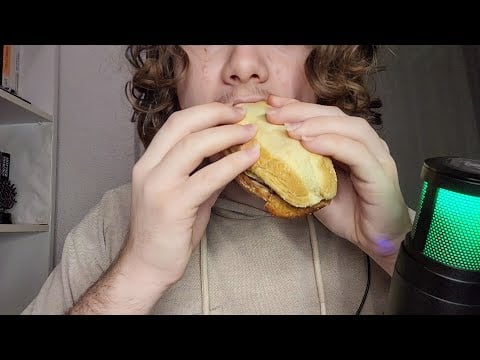 Popeyes Burger Mukbang ASMR | Türkçe ASMR | Sohbet, Fısıltı ve Triggerlar