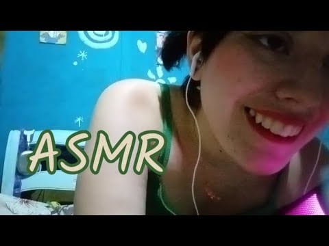 ASMR - hablando en ingles y con acento español españa🇪🇸🇺🇸🌎 (intentándolo) soft spoken :v