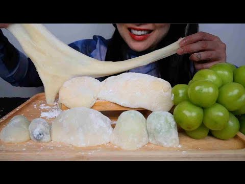 DIY MOCHI WITH FRUITS #2 (ASMR EATING SOUNDS) NO TALKING | SAS-ASMR