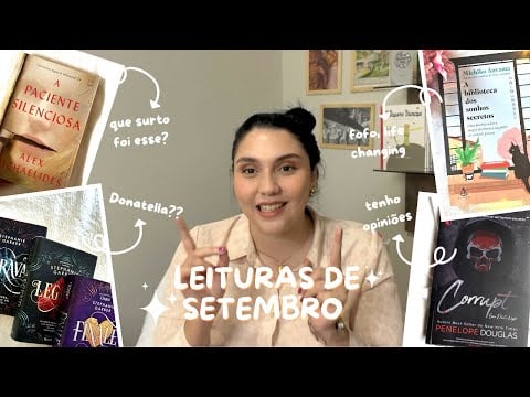 TODOS OS LIVROS QUE EU LI EM SETEMBRO 💛📖