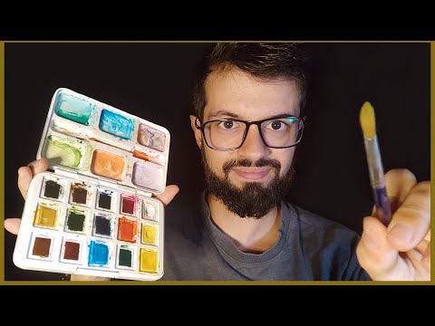 ASMR español | Pinto tu cara | Layered sounds, chaotic