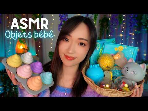 ASMR 🧸 Pourquoi les objets pour bébés sont si relaxants 🌈🐳🍼