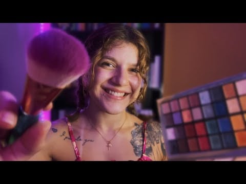 ASMR: MAQUIANDO VOCÊ NOIVA✨Super detalhado e relaxante 😴