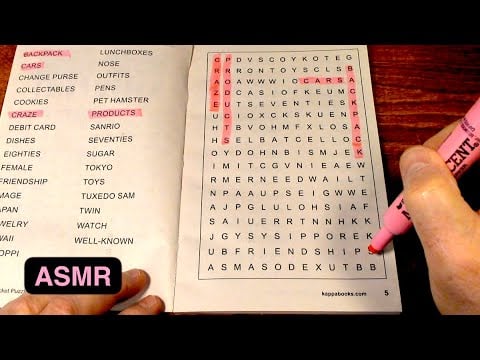 Word Seek Puzzle #6 - Soft Spoken ASMR 578