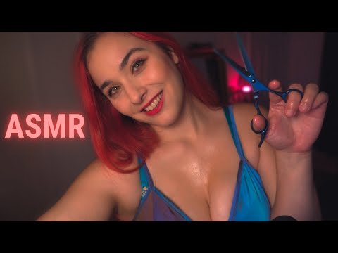 ASMR The Ultimate Hairstylist Experience 💖 Haircut, Beard Trim, Scalp Massage in 4K