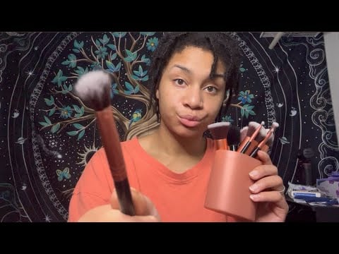 ASMR - Makeup & Spit Paint (Diedra)
