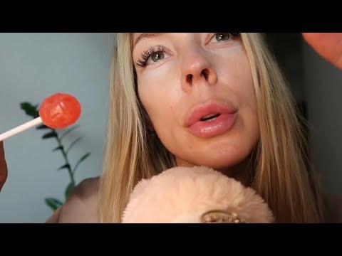 #ASMR 👄🍭 Shhh, Go To Sleep! 💤 Putting You To Sleep With Lollipop Mouth Sounds & Countdown ⌛️😴