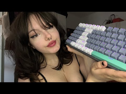 Keyboard Slime Cleaning ASMR #asmr #slime