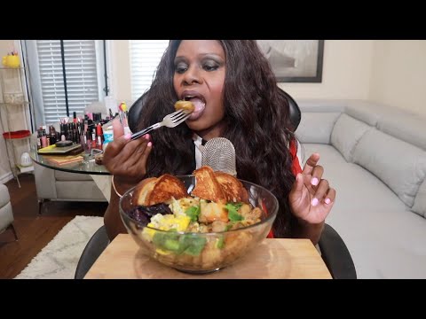 Home Cook Dinner Bowl ASMR Eating Sounds