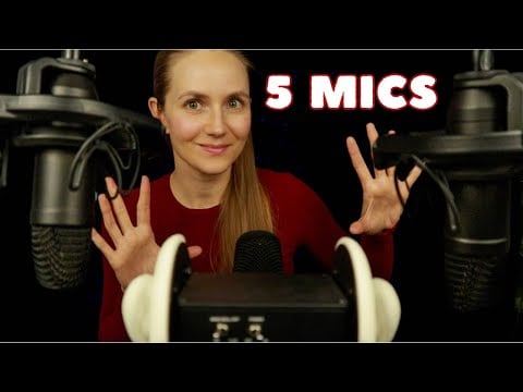 Doing ASMR with 5 Microphones 😲👂🤯