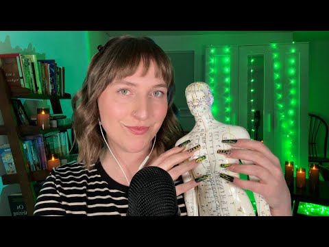 ASMR Acupuncture Doll for Sleep & Relaxation✨📌 Tingly Tapping & Scratching