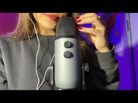 ASMR - Fast & Aggressive Mic Scratching & Mouth Sounds