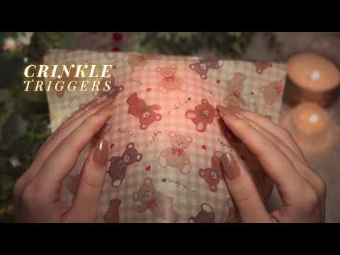 ASMR Addictive Crinkle Triggers ✨Tingles You Can Feel 👑(with BGM)