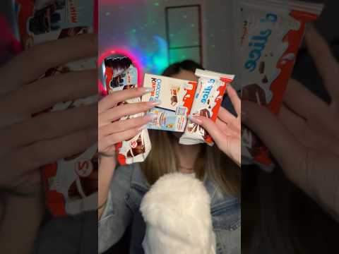 Kinder chocolate ❤️🍫🥛#shorts #asmr
