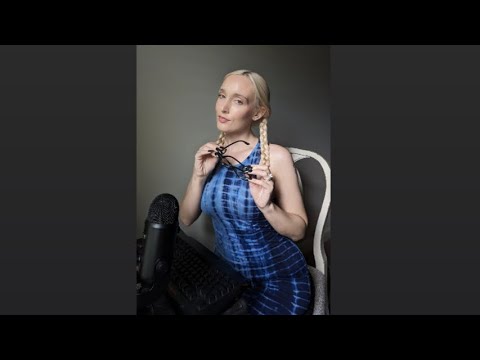 🎧ASMR Travel Agent Roleplay🤓✈️🌴🥥 keyboard typing -nail tapping-squishy ball-writing sounds🏝️🌊