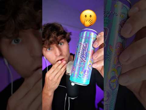 Purple Cotton Candy?! 😳 #asmr #shorts