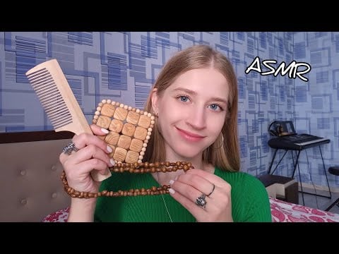 ASMR Wooden Triggers (Tapping, Scratching, etc)