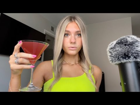 ASMR| Neighborhood Gossip and Drink🍸 (Articulate Whisper)