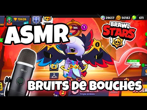 ASMR BRAWL STARS • BRUITS DE BOUCHES TRES INTENSES ET DÉCOUVERTE NOUVELLE SAISON ! 😴💤