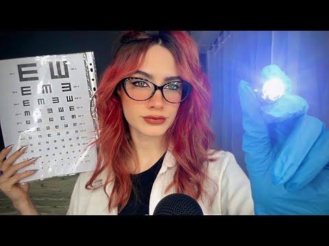 ASMR EXAMEN DE LA VISTA 👀Roleplay Médico - Asmr Español Argentina