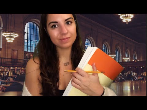 A Sweet & Flirty Study Session [ASMR Roleplay]