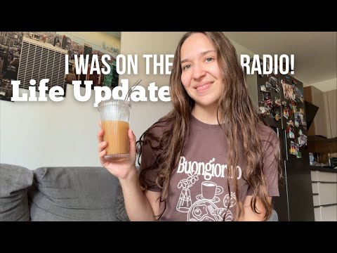 ASMR Wake Up With Me ☕️ | Rambling About Life (Whispering, Hand Movements, Iced Coffee Sounds)