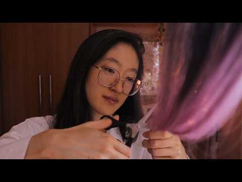 ASMR ROLEPLAY: CABELEIREIRA 2 👩‍🦰✂️ (SEM ANÚNCIO NO MEIO)