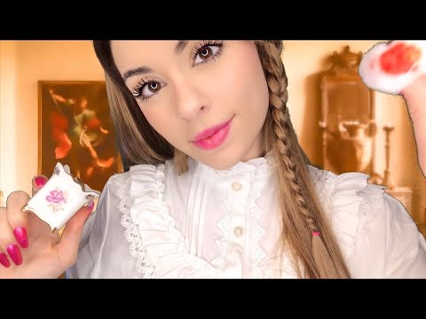 ASMR Victorian Nurse Check Up In BED ♥ Night Nurse Exam Soft Spoken, Eye, Ear Exam RP