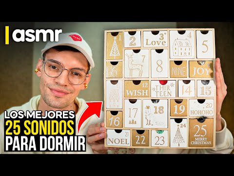 ASMR español calendario de adviento con los mejores sonidos para dormir