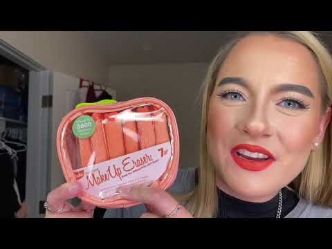 ASMR | makeup and skin care haul