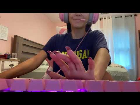 ASMR | Keyboard Typing and Triggers | no talking