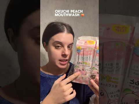 ASMR CON EL ENJUAGUE VIRAL DE YESSTYLE 🤯 Okuchi Peach Mouthwash 🍑