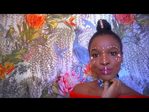 WARNING: Intense Relaxation [ASMR] Tribal Face Painting Roleplay 👩🏾‍🎨🎨