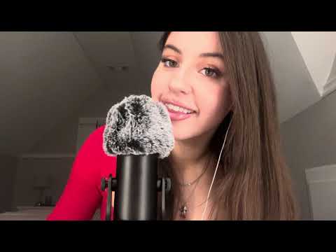 ASMR- Mic Brushing + Scratching, Trigger Words