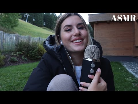 ASMR random talk outside❄️ [deutsch/german]