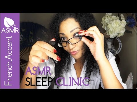 How to sleep with Doctor French *Asmr sleep clinic *physical exam *water sound