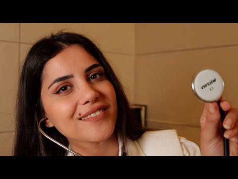 ASMR Doctor Check Up الطبيبة تفحص صحتك في رمضان اي اس ام ار