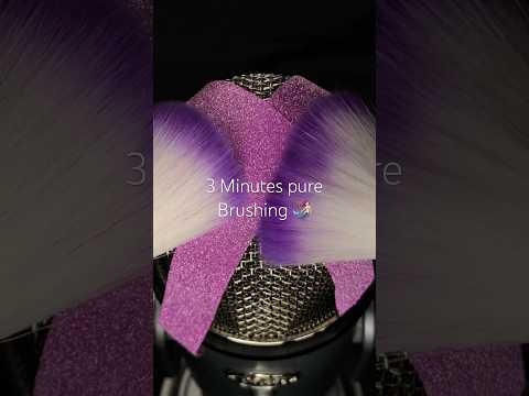 3 Minutes pure Brushing!! 🧜🏻‍♀️🩷 #asmr