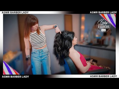 💈 ASMR Hair Massage by Barber Lady Dana