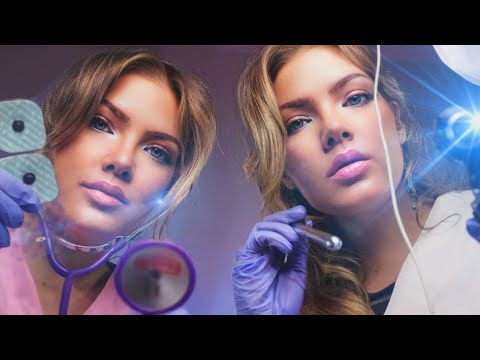 ASMR Bedside Medical Care | Ear Doctor, Otoscope Ear Exam, Nurse, Cognitive Exam, Binaural Audio